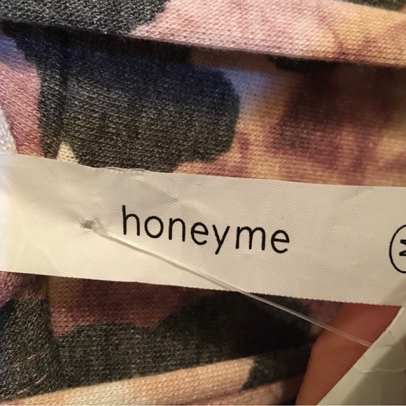 Honeyme Pullover Hoodie Sweater | Purple Tie-Dye Animal Print Detail | NWT! - Picture 4 of 7